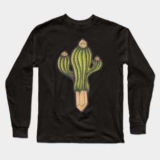 Cactus with crystal roots 6 Long Sleeve T-Shirt